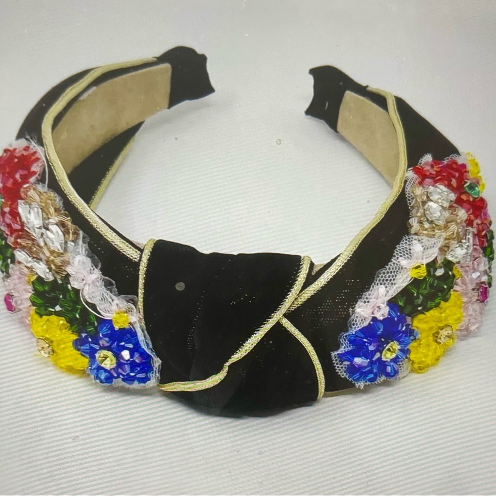 Luxe Flower Bead Headband